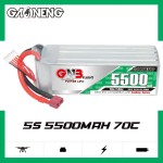 GNB GAONENG 5500mah 5S 18.5V 70C 140C DEANS TPLUG  RC Air Drone LiPo Battery High Discharge C Rating Performance Helicopter